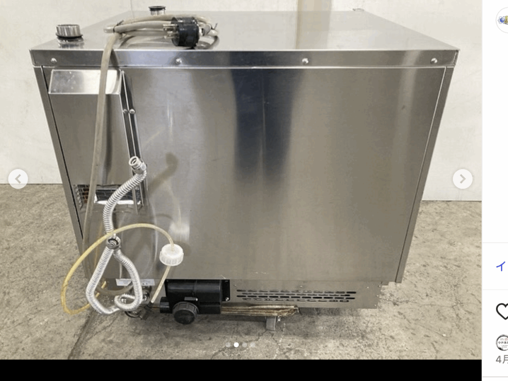 中古厨房機器入荷情報‼️北沢産業 スチームコンベクションオーブン CKEP-6背面写真