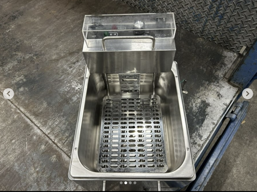 中古厨房機器入荷情報‼️エイシン電気フライヤー　TBEF-7　100V内部写真