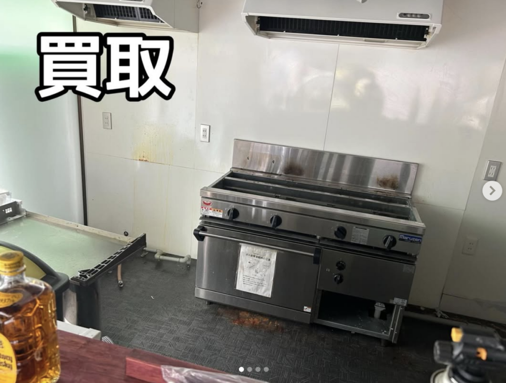 神奈川県川崎市川崎駅飲食店厨房機器買取作業写真