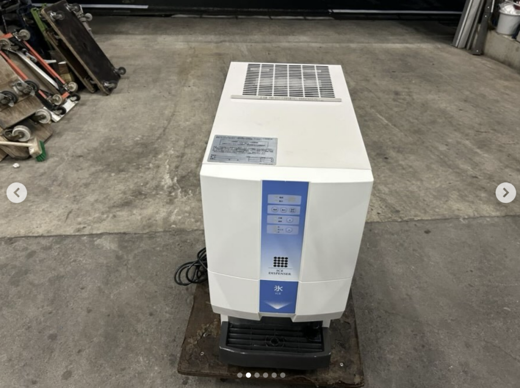 中古厨房機器入荷情報‼️パナソニック　チップアイスディスペンサー SIM-CD125VA上部写真