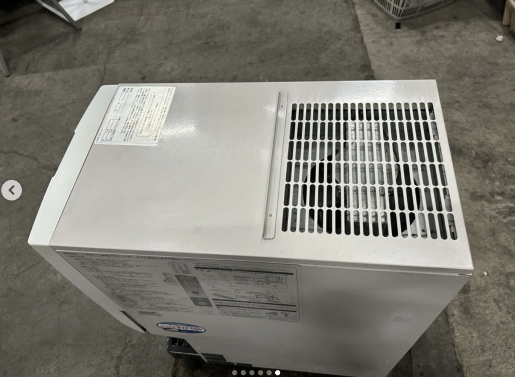 中古厨房機器入荷情報‼️パナソニック　チップアイスディスペンサー SIM-CD125VA上部写真